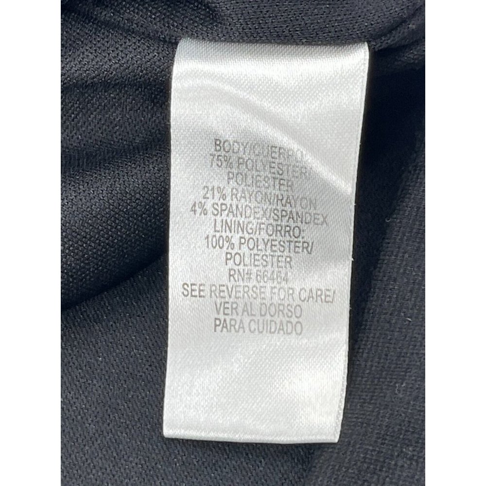 Sandra Darren Women's Black Gray Long Sleeve Stretch Cocktail Dress Size 12 - Picture 8 of 15